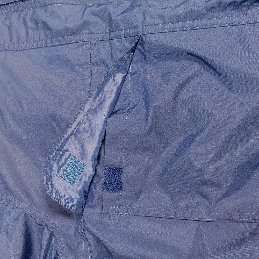 McGregor Jacket Mens Large Blue Anti Breeze Windbreaker Vintage 90s Hooded